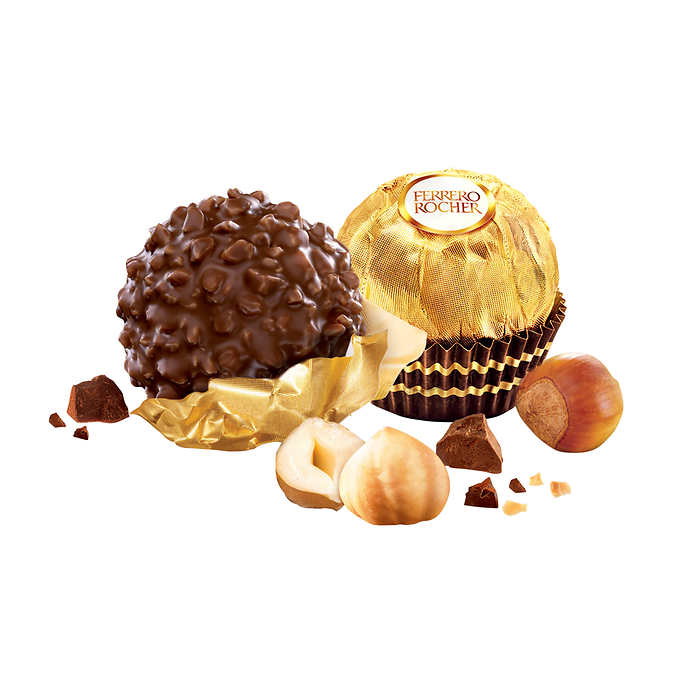Ferrero Rocher, Hazelnut Chocolates, 48-count - True Confections